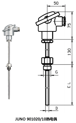 JUMO 901020/10熱電偶